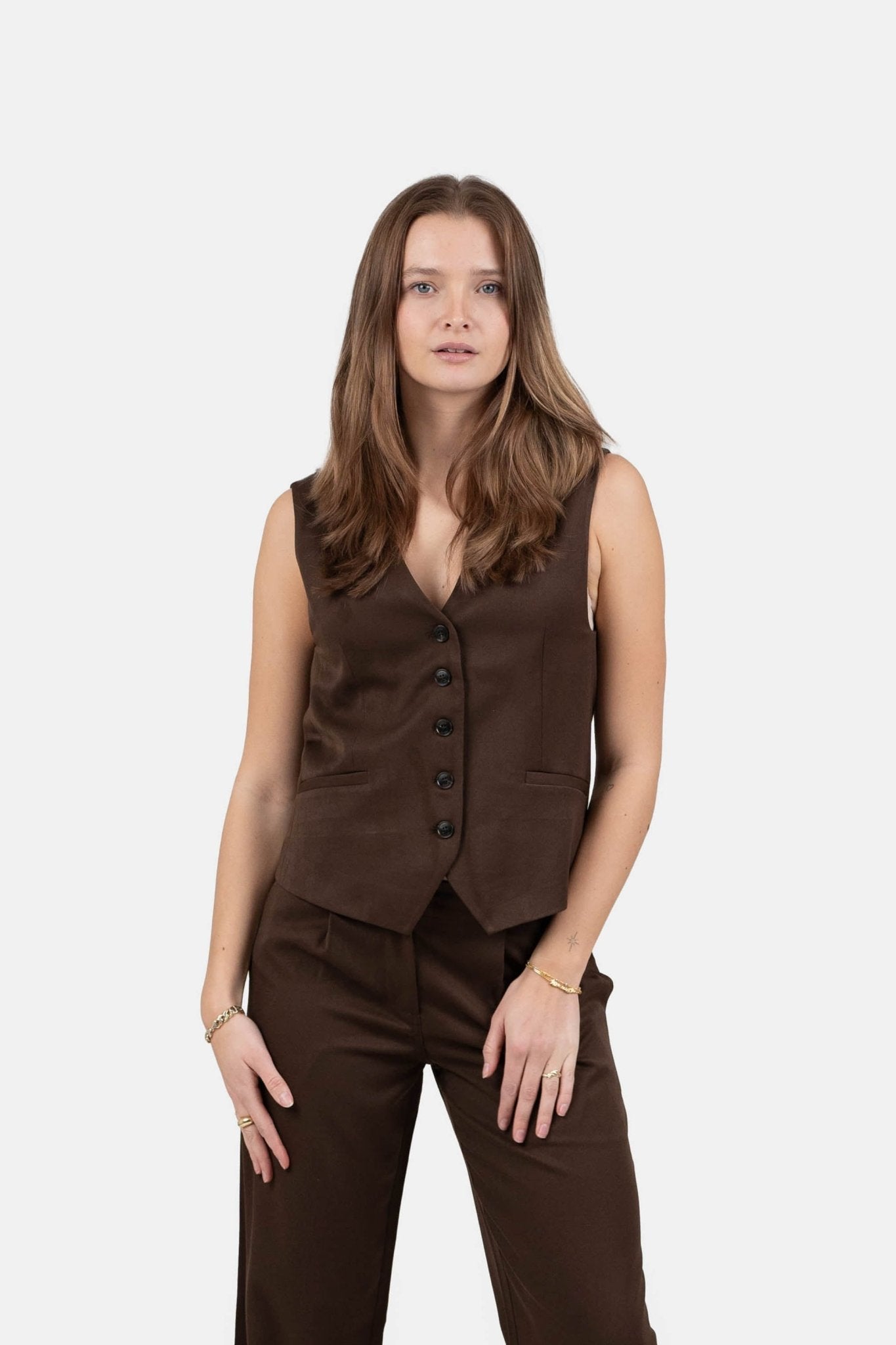 Suitvest Brun | Skagen-clothing.dk